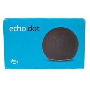 NEW Amazon Echo Dot 4th Fifth Generation Smart Speaker with Alexa Charcoal Dark